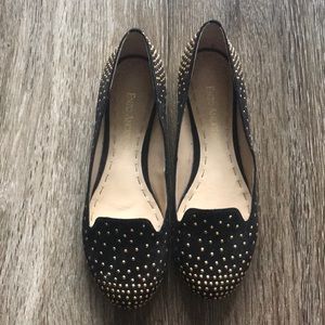 Enzo Angiolini Studded Flats